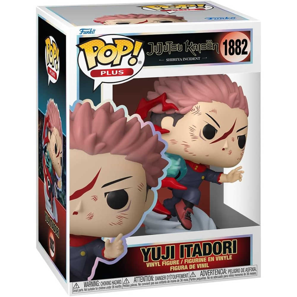 FUNKO POP JUJUTSU KAISEN - VINYL FIGURE 1882 YUJI ITADORI 9CM 