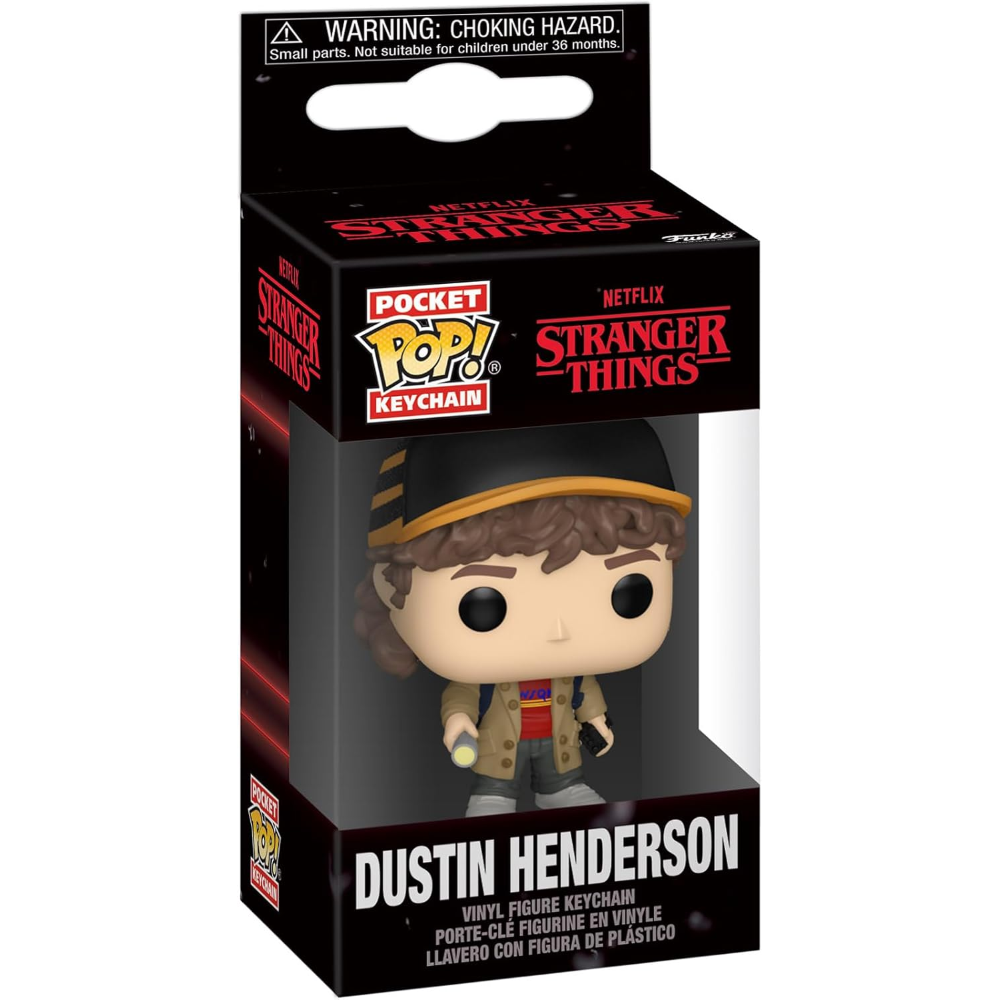 FUNKO POP KEYCHAIN STRANGER THINGS S5 - DUSTIN HENDERSON 4CM - 86617