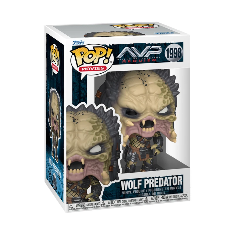 FUNKO POP PREDATOR S3 - VINYL FIGURE 1998 WOLF PREDATOR 9CM COC 