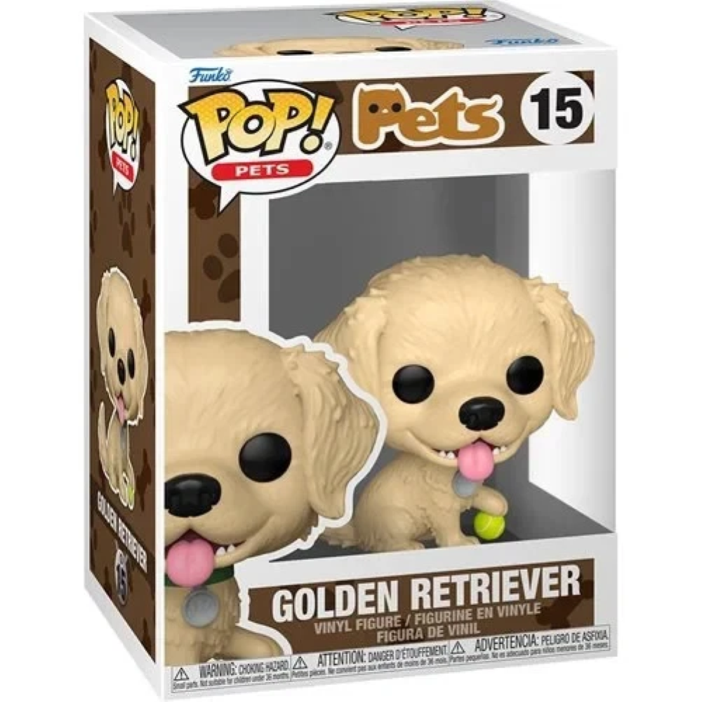 FUNKO POP PETS S3 - VINYL FIGURE 15 GOLDEN RETRIEVER 9CM