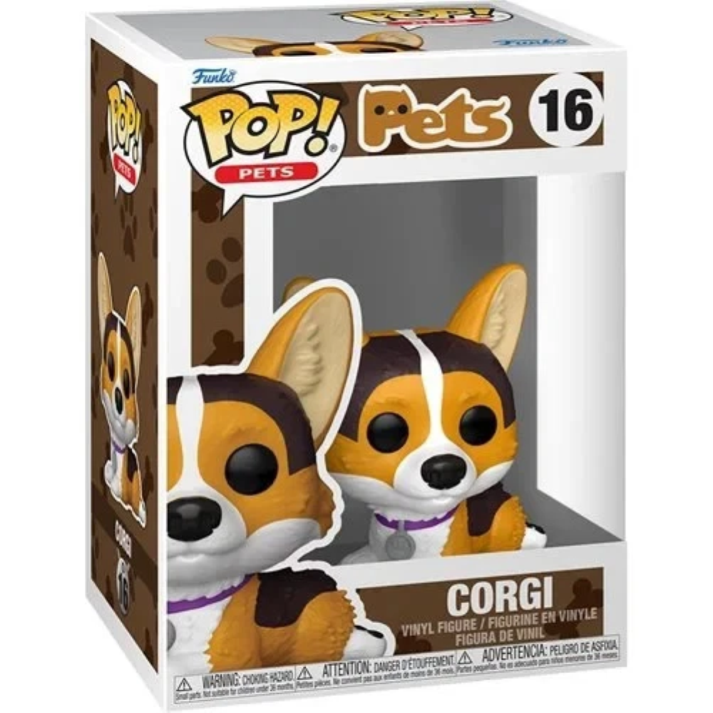 FUNKO POP PETS S3 - VINYL FIGURE 16 CORGI 9CM 