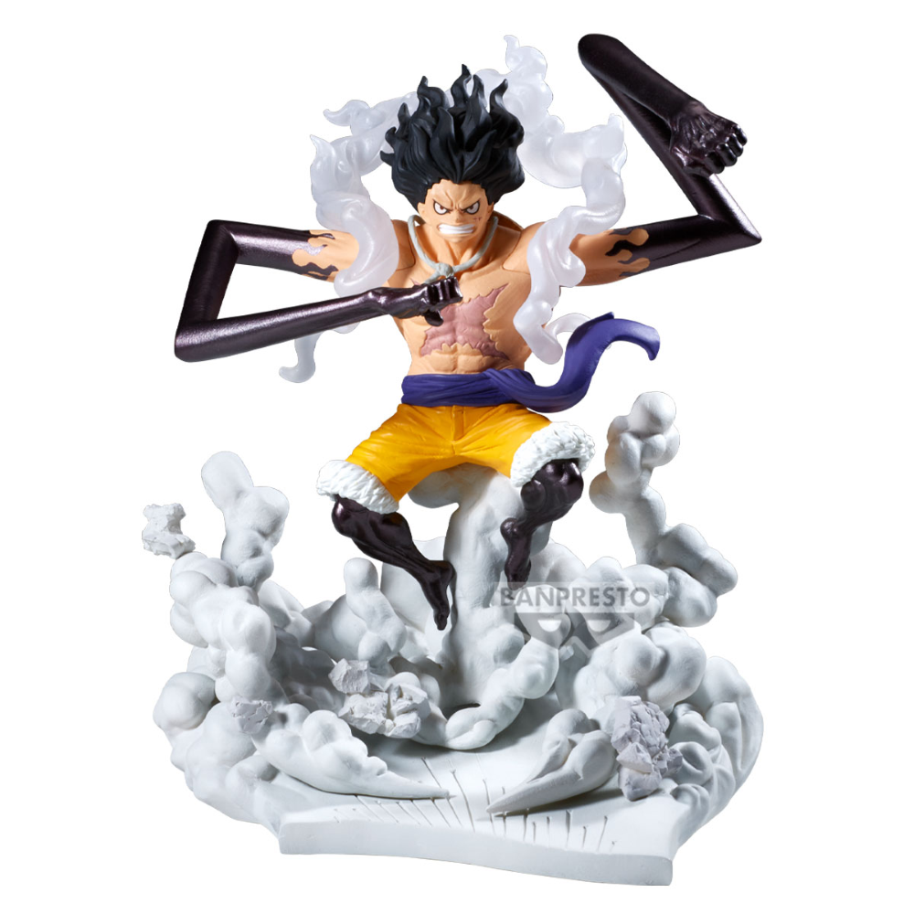 BANPRESTO 71025 - ONE PIECE - SENKOZEKKEI - MONKEY D.LUFFY GEAR4 - STATUA 15CM 