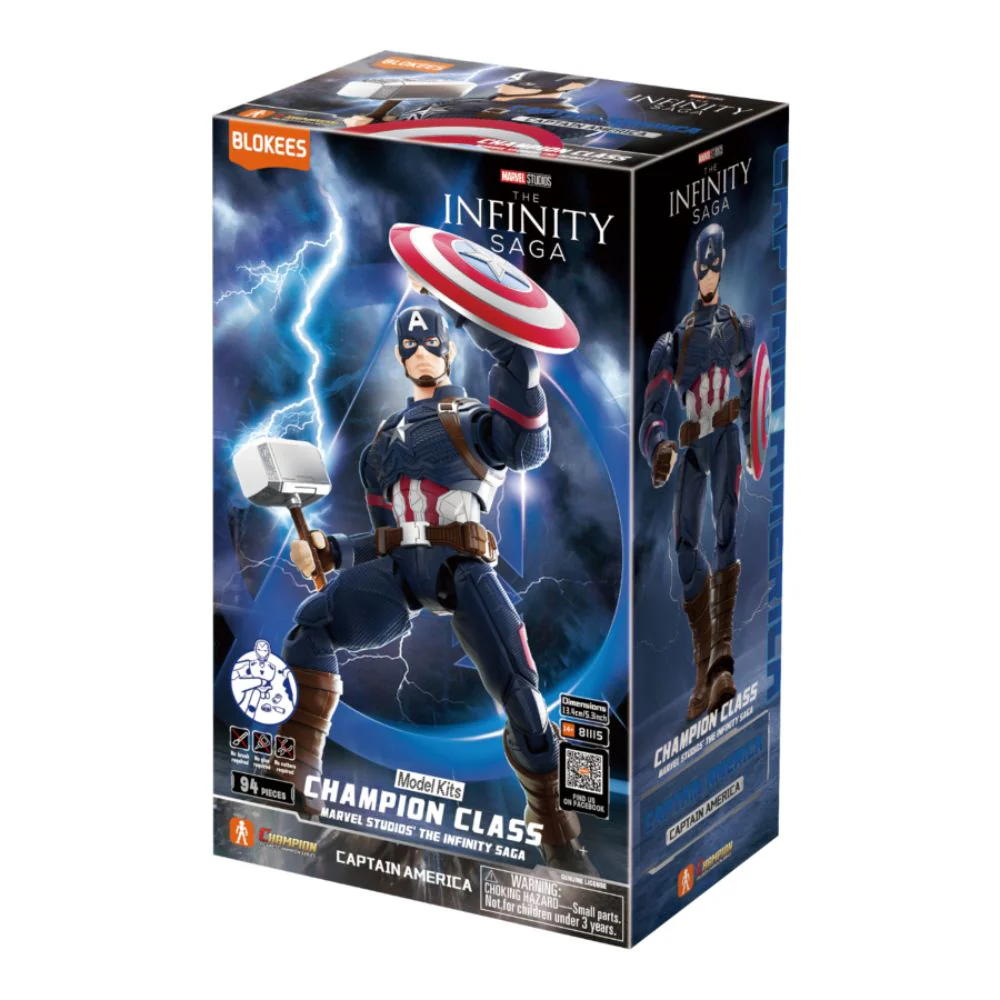 Blokees - Marvel Hero - Champion Class 03 - 81115 Captain America Model Kit 