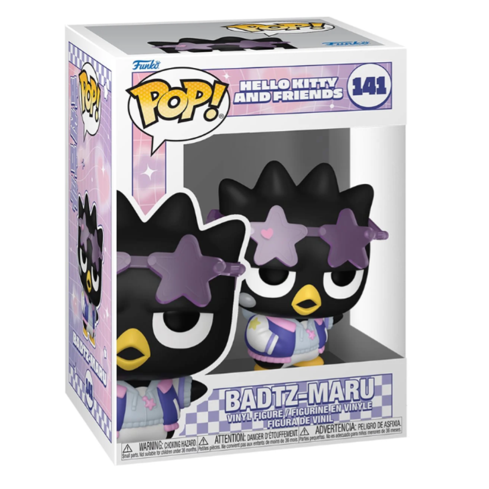 FUNKO POP HELLO KITTY S8 - VINYL FIGURE 141 BADTZ-MARU (K-POP) 9CM