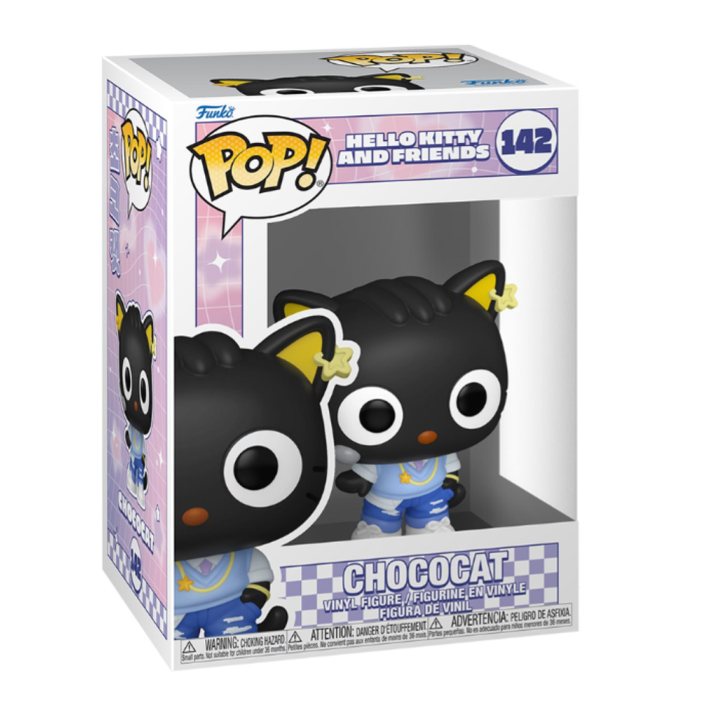 FUNKO POP HELLO KITTY S8 - VINYL FIGURE 142 CHOCOCAT (K-POP) 9CM 