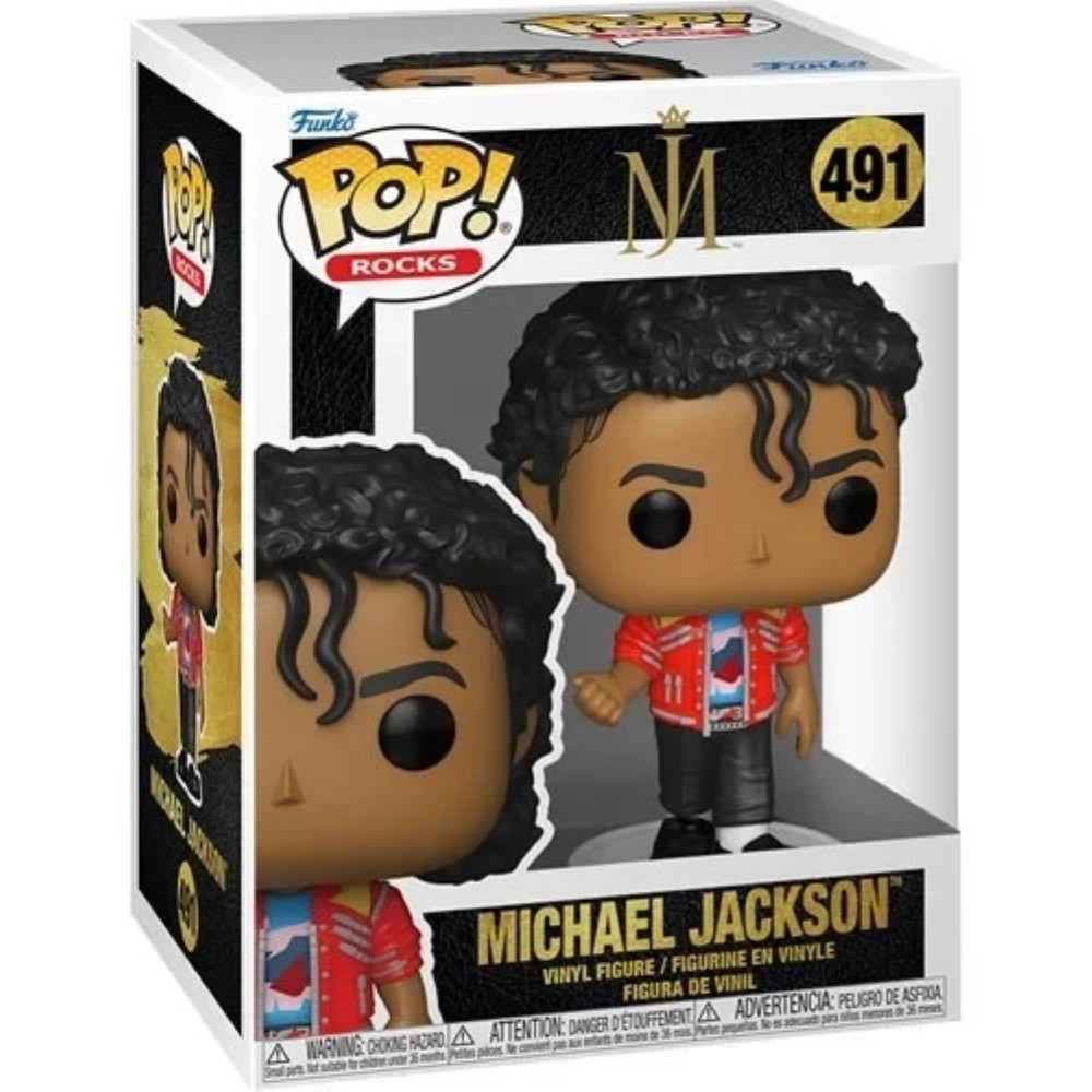 FUNKO POP MICHAEL JACKSON S4 - VINYL FIGURE 491 BEAT IT 9CM