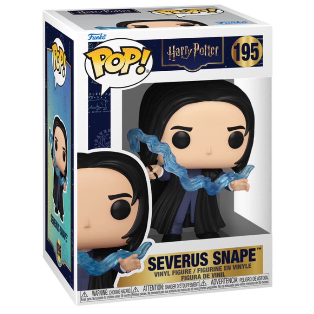 FUNKO POP HARRY POTTER S20 - VINYL FIGURE 195 SEVERUS SNAPE (W/PATRONUS) 9CM 