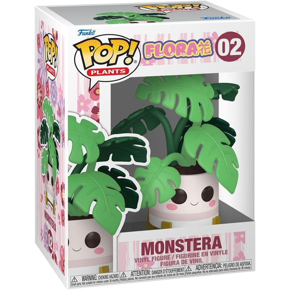 FUNKO POP PLANTS: FLORA - VINYL FIGURE 02 KAWAII MONSTERA PLANT 9CM 
