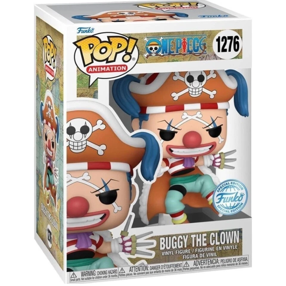 FUNKO POP ONE PIECE - VINYL FIGURE 1276 BUGGY THE CLOWN 9CM