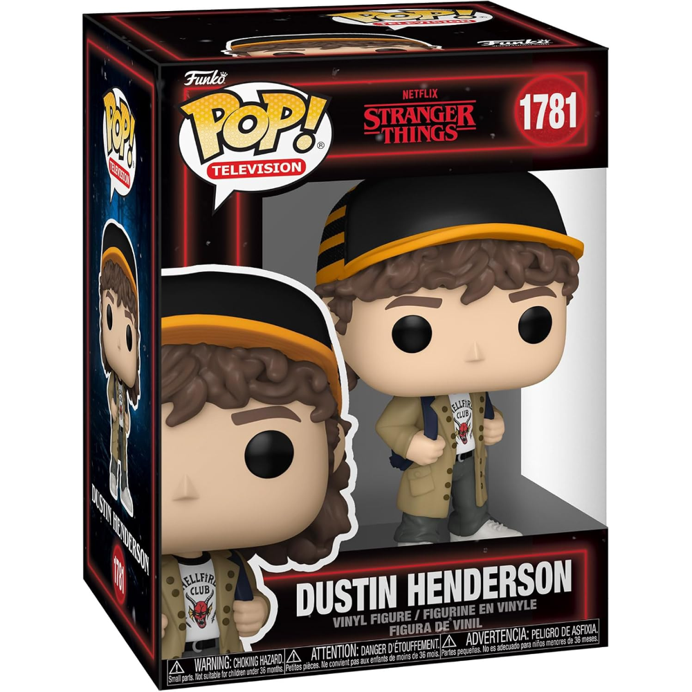 FUNKO POP STRANGER THINGS S5 - VINYL FIGURE 1781 DUSTIN HENDERSON 9CM - 75751