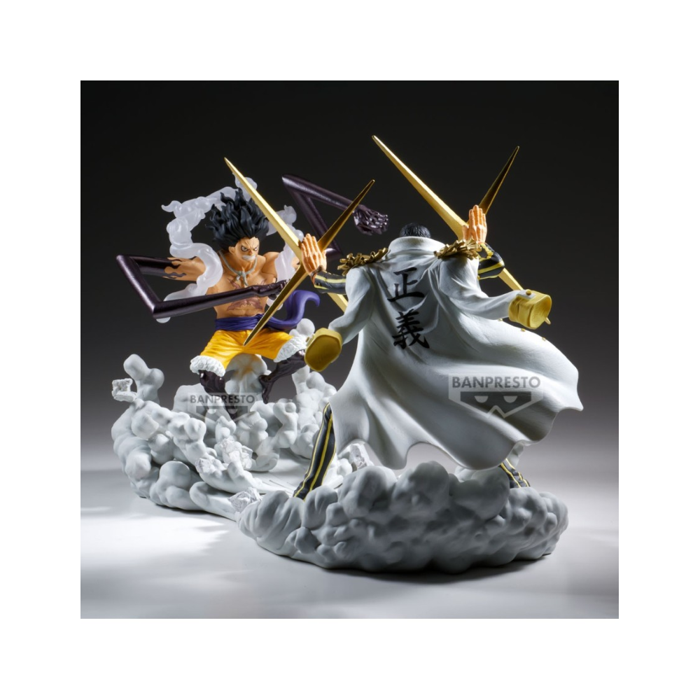 BANPRESTO 71025 - ONE PIECE - SENKOZEKKEI - MONKEY D.LUFFY GEAR4 - STATUA 15CM 