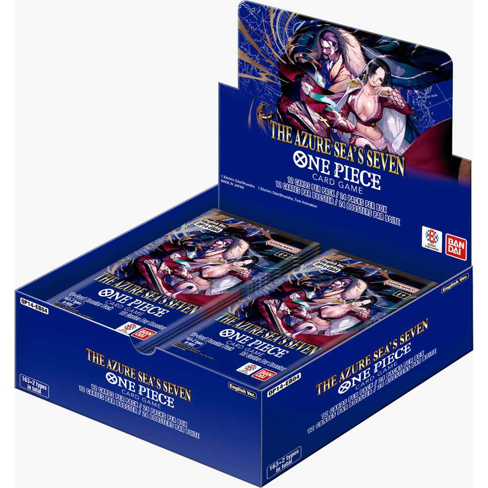 BANDAI Box One Piece Card Game OP-14 /EB-04 THE AZURE SEA'S SEVEN 16/01/26 