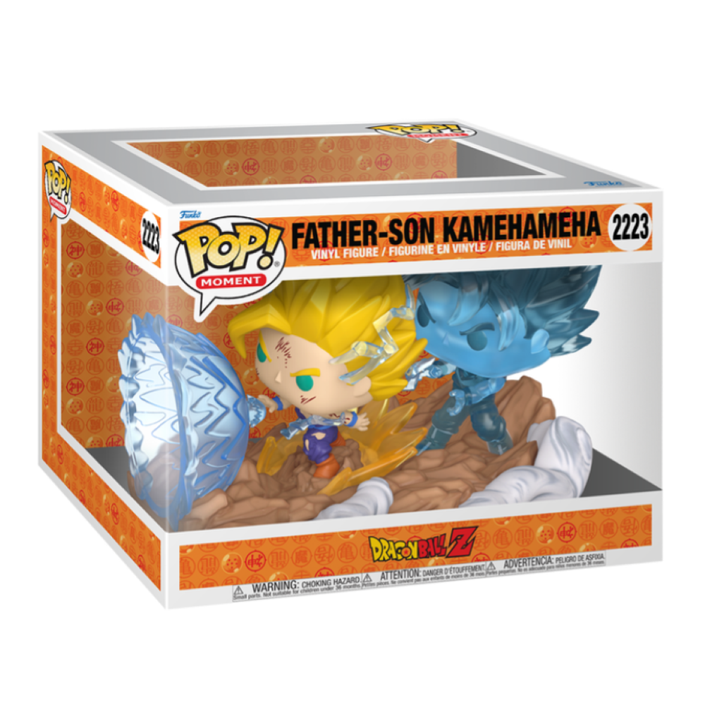 FUNKO POP MOVIE MOMENT DRAGON BALL Z BUILD-A-SCENE 2026 - VINYL FIGURE 2223 FATHER-SON KAMEHAMEHA 25CM