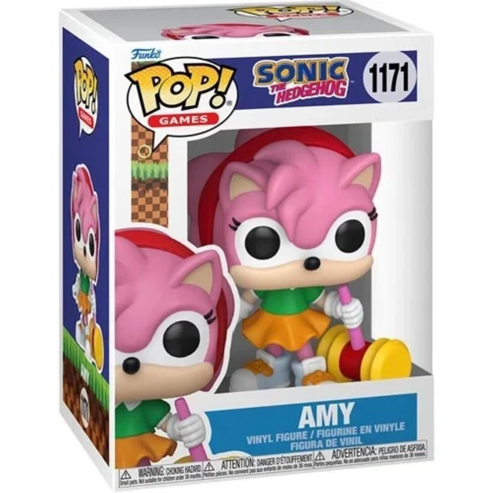 FUNKO POP SONIC THE HEDGEHOG S10 - VINYL FIGURE 1171 AMY ROSE 9CM COC