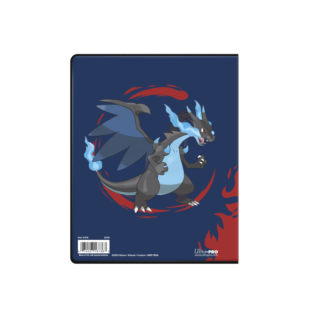 ULTRA PRO - POKEMON 16736 - Album 12 Pag. 4 tasche - MEGA CHARIZARD X & Y 
