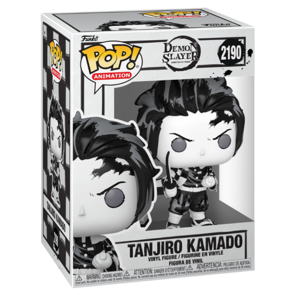 FUNKO POP DEMON SLAYER - VINYL FIGURE 2190 TANJIRO KAMADO (SUMI-INK) 9CM 