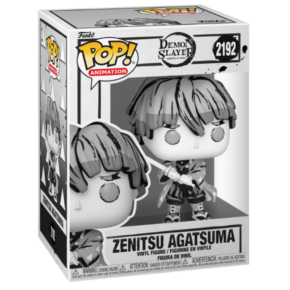 FUNKO POP DEMON SLAYER - VINYL FIGURE 2192 ZENITSU AGATSUMA (SUMI-INK) 9CM 