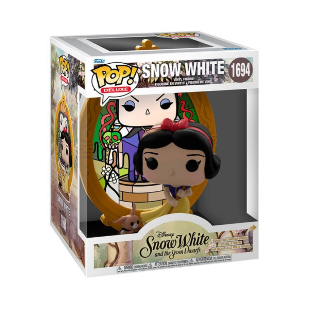 FUNKO POP DISNEY PRINCESS - STAINED GLASS S1 - VINYL FIGURE DELUXE 1694 SNOW WHITE (GLASS) 15CM