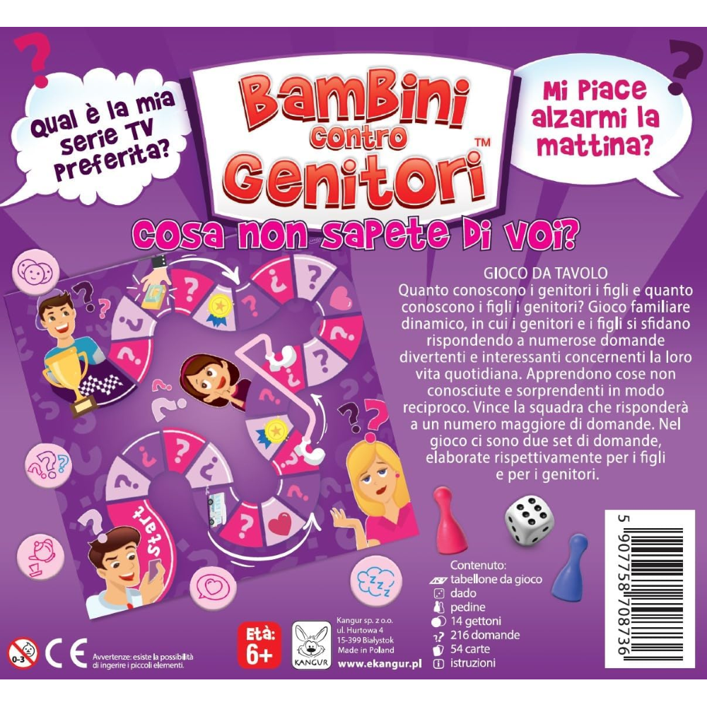 ASMODEE - Bambini contro Genitori: Cosa non sapevate di voi?