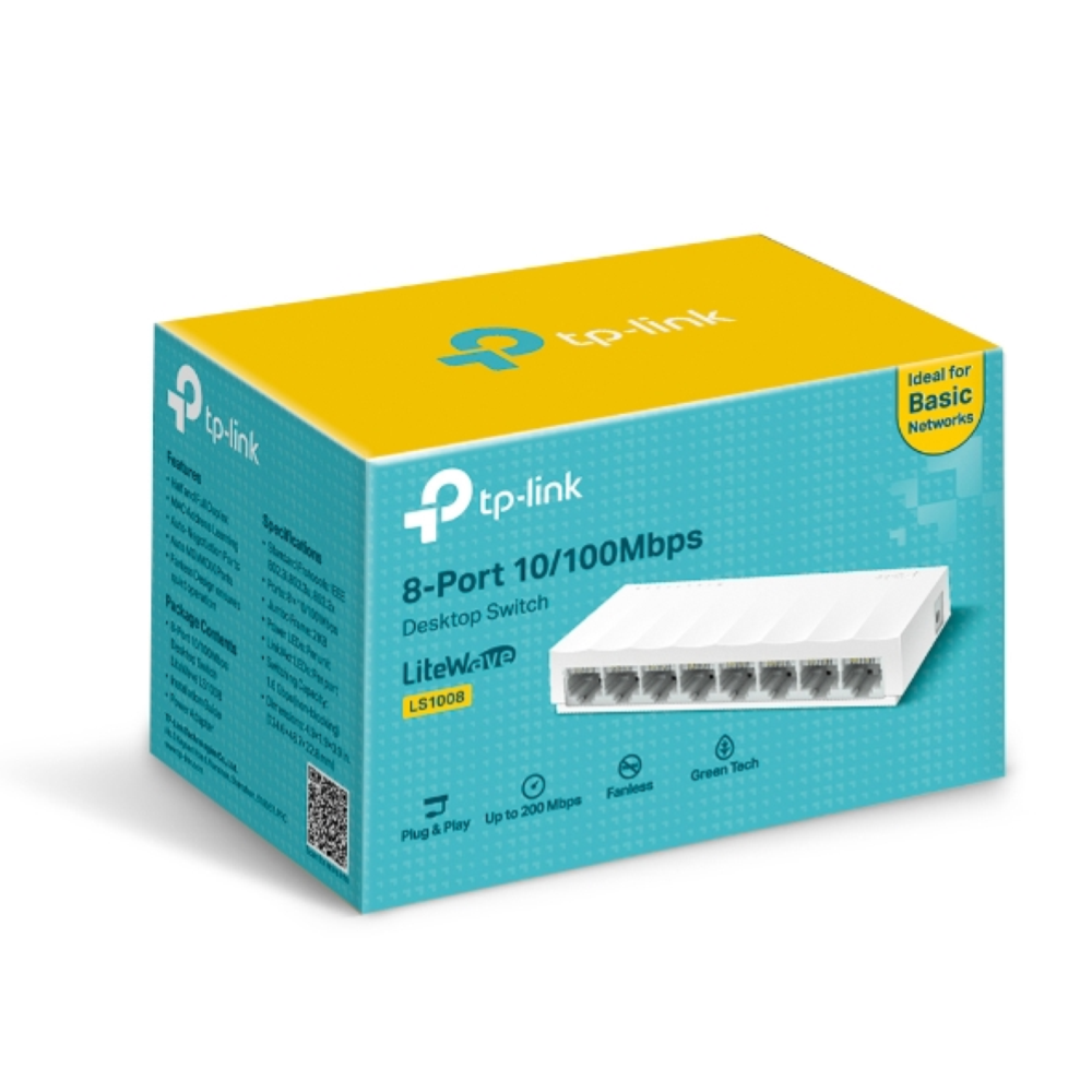 TP-LINK  DESKTOP SWITCH 8 PORT 10/100MBPS