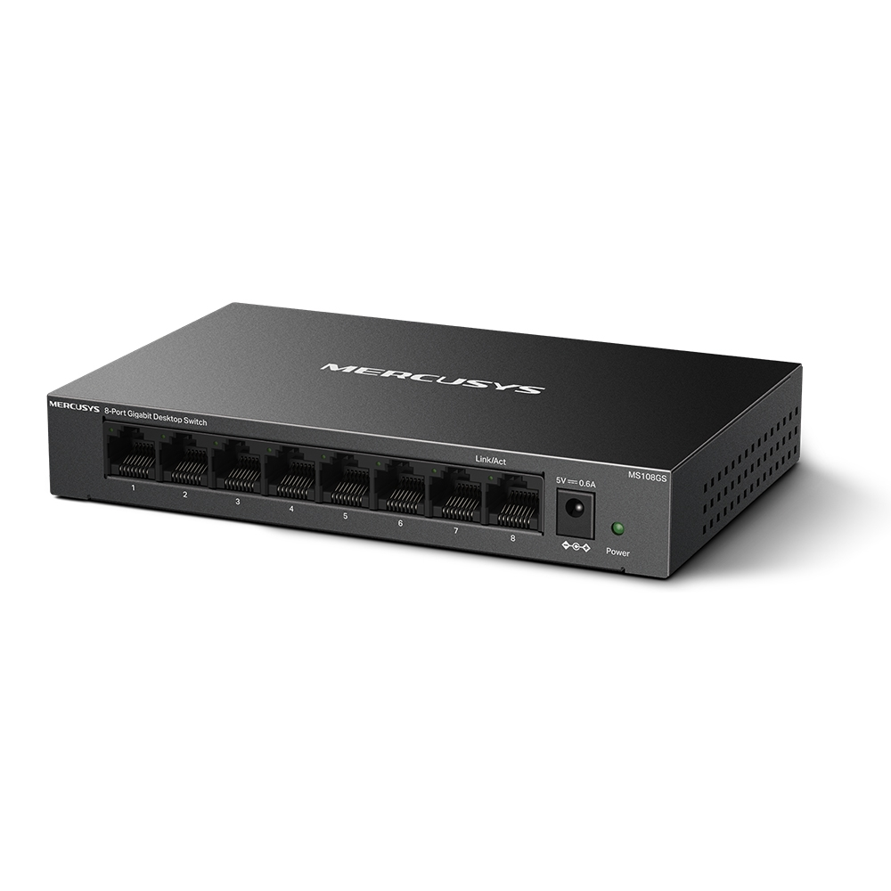 MERCUSYS  MS108GS  Switch Desktop Gigabit 8 Porte