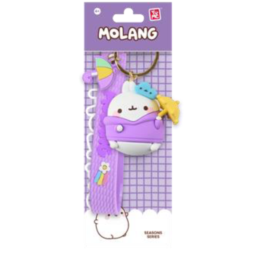 YuMe Keychain - Molang Keychain & Strap Weather Series - PDQ (9 Units) 16210 5CM