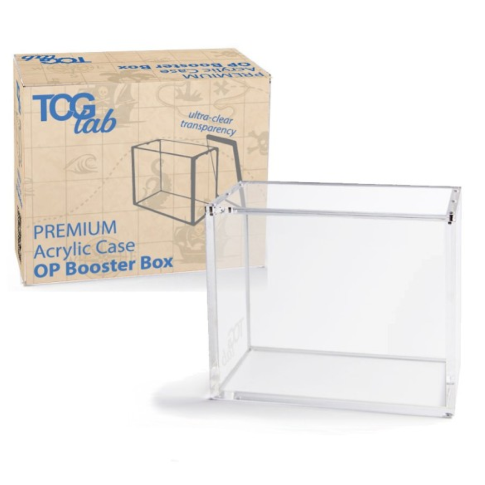 TCG LAB Premium Case Protettivo per OP Booster Box Magnetico in Plexiglass