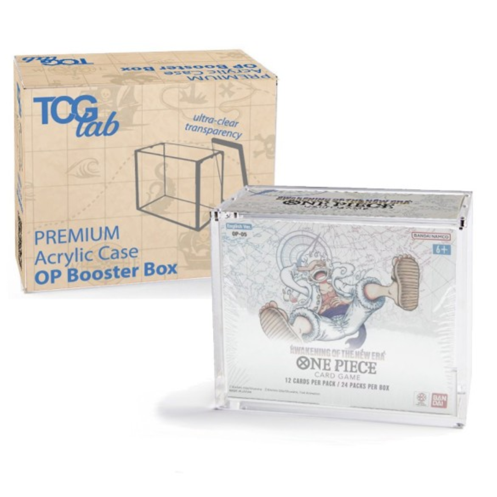 TCG LAB Premium Case Protettivo per OP Booster Box Magnetico in Plexiglass