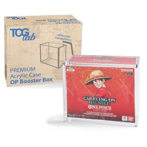 TCG LAB Premium Case Protettivo per OP Booster Box Magnetico in Plexiglass