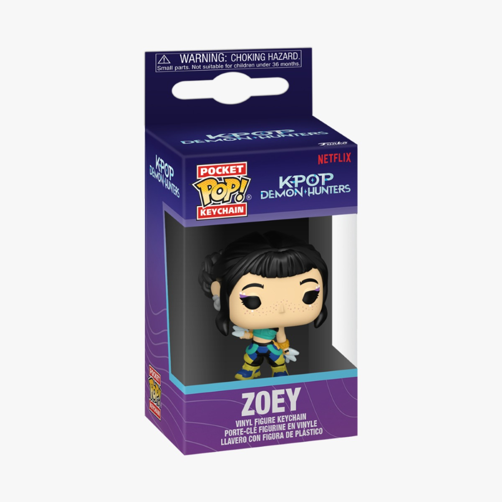 FUNKO POP KEYCHAIN - KPOP DEMON HUNTERS ZOEY 4CM