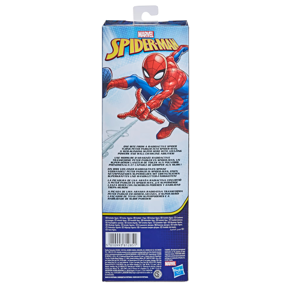 HASBRO - SPIDER-MAN  RED BLUE CLASSIC SPIDERMAN  ARTICOLATO