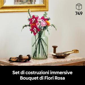 LEGO BOTANICALS - Bouquet di fiori rosa 10342 