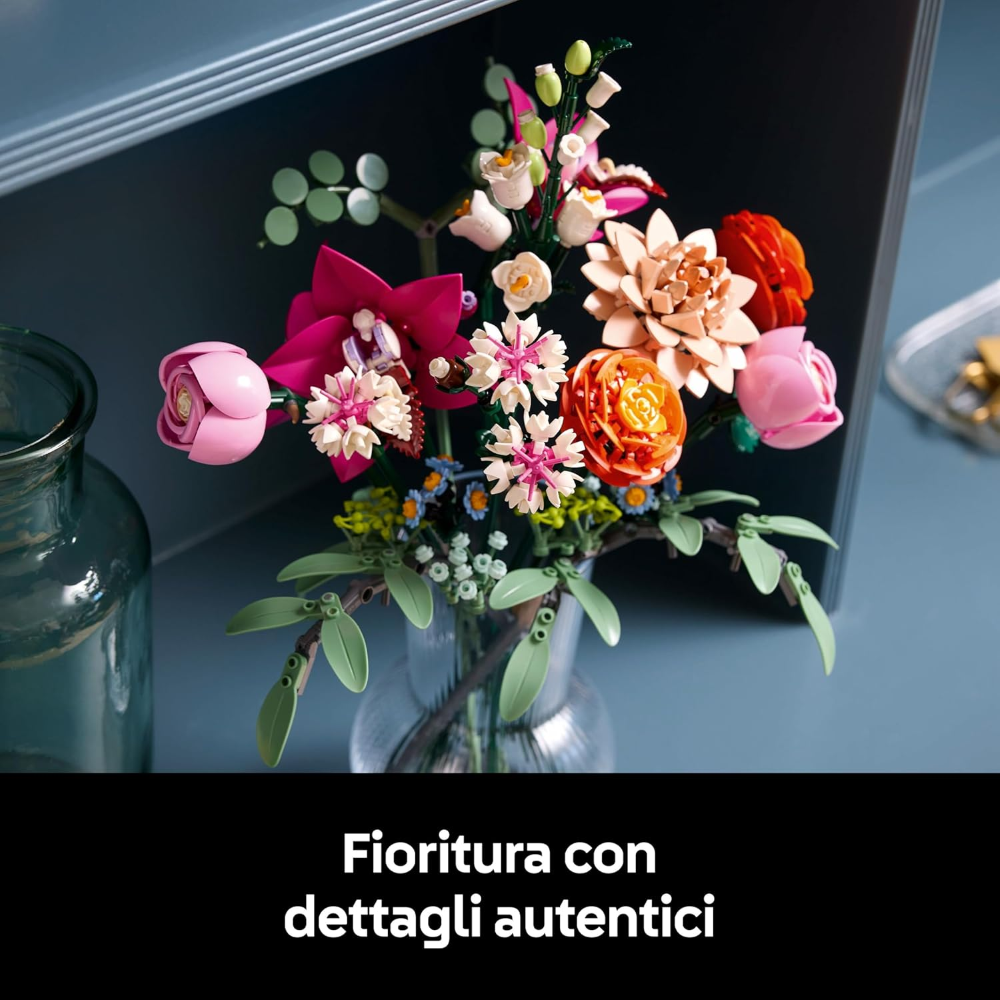 LEGO BOTANICALS - Bouquet di fiori rosa 10342 