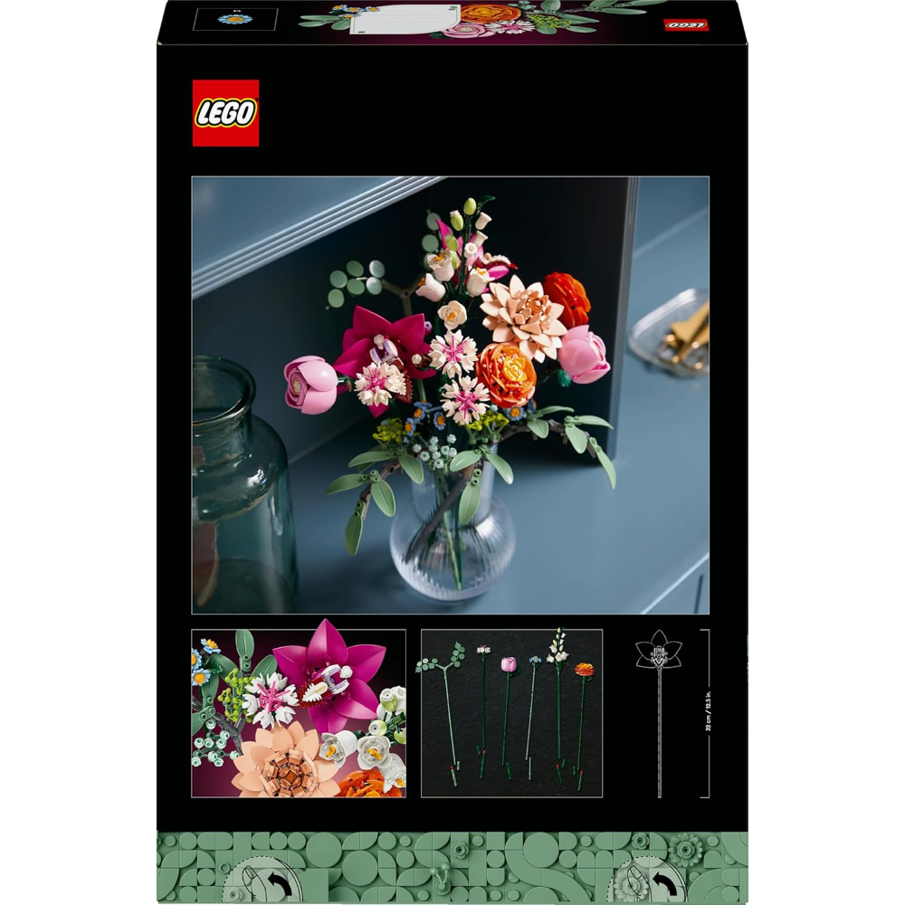 LEGO BOTANICALS - Bouquet di fiori rosa 10342 