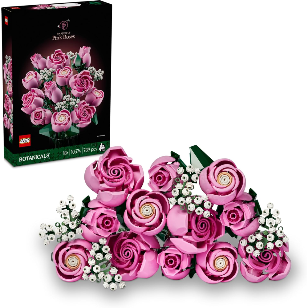 LEGO BOTANICALS - Bouquet di rose rosa 10374 