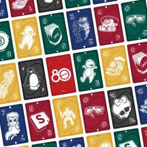 CARTE UNO MATTEL 80th ANNIVERSARY RUBY RED JGK30