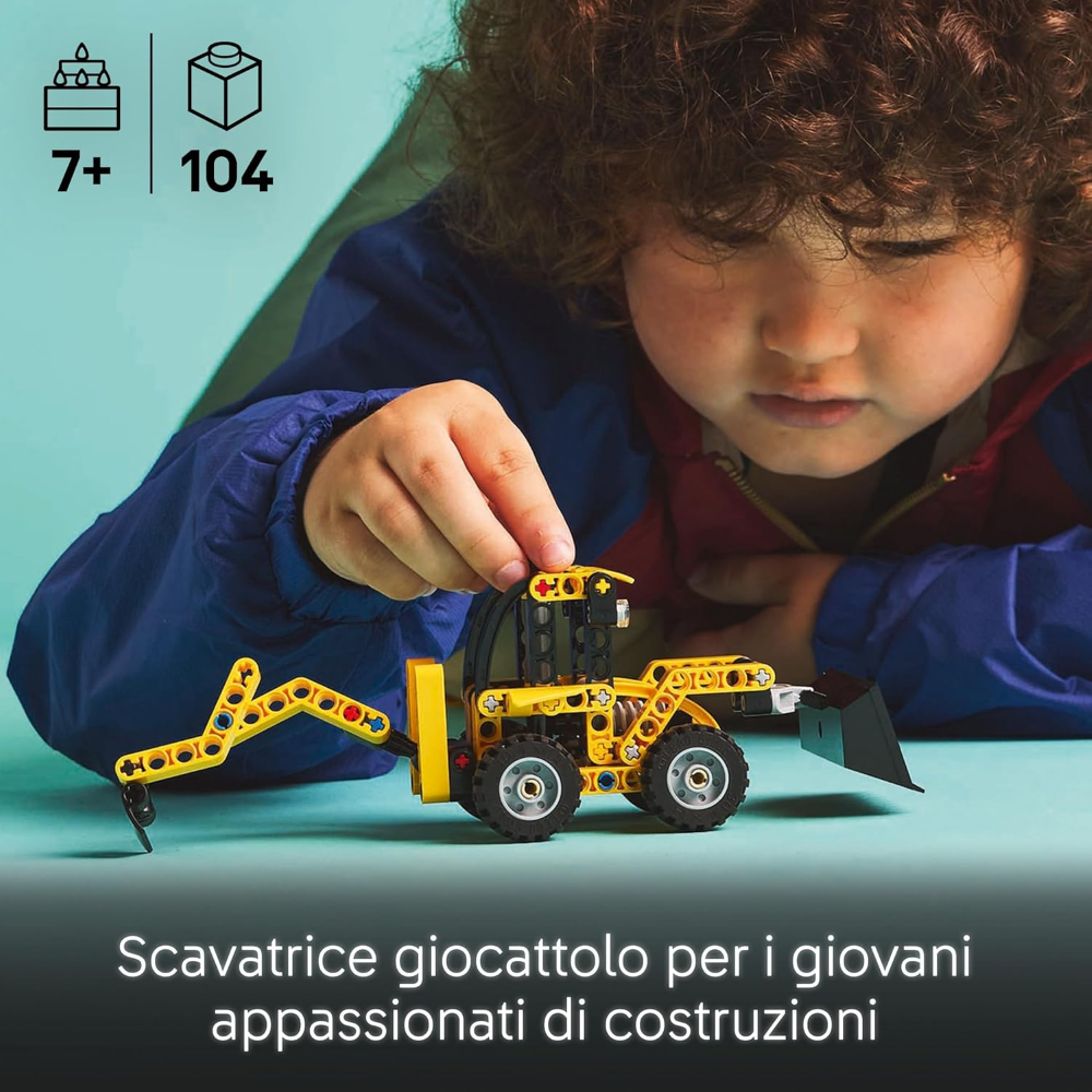 LEGO TECHNIC - Scavatrice a cucchiaia rovescia 42197