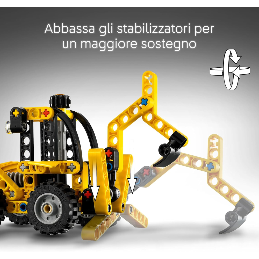 LEGO TECHNIC - Scavatrice a cucchiaia rovescia 42197