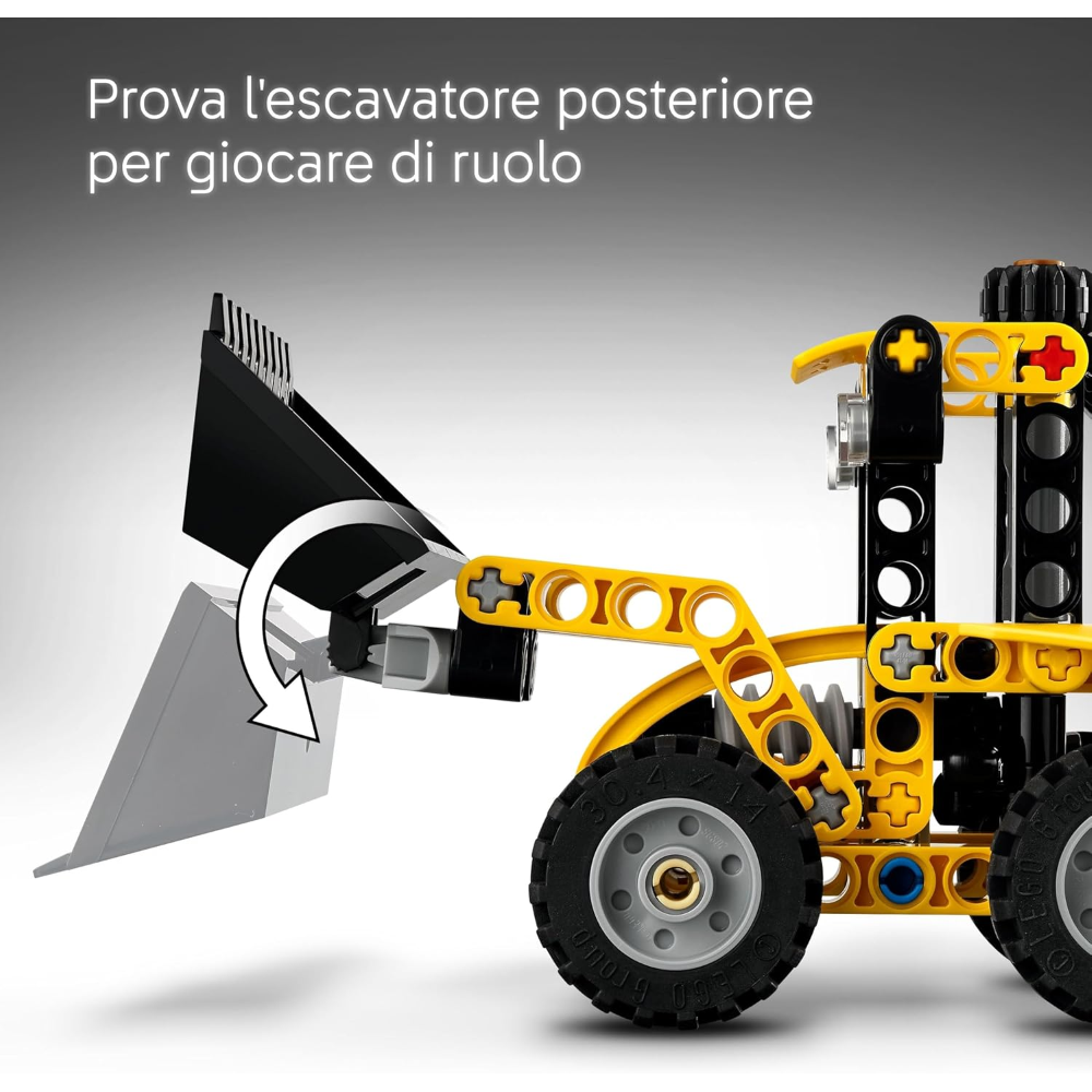 LEGO TECHNIC - Scavatrice a cucchiaia rovescia 42197
