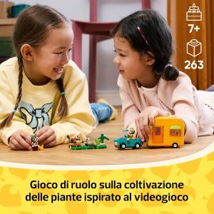LEGO ANIMAL CROSSING - La roulotte e il negozio di giardinaggio di Florindo 77054 