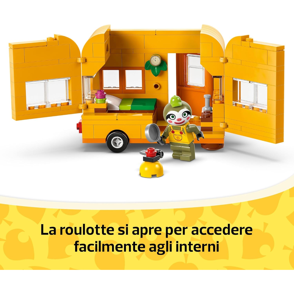 LEGO ANIMAL CROSSING - La roulotte e il negozio di giardinaggio di Florindo 77054 