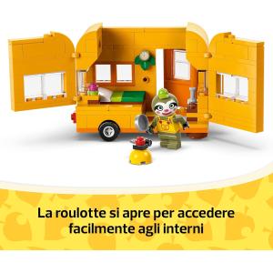 LEGO ANIMAL CROSSING - La roulotte e il negozio di giardinaggio di Florindo 77054 