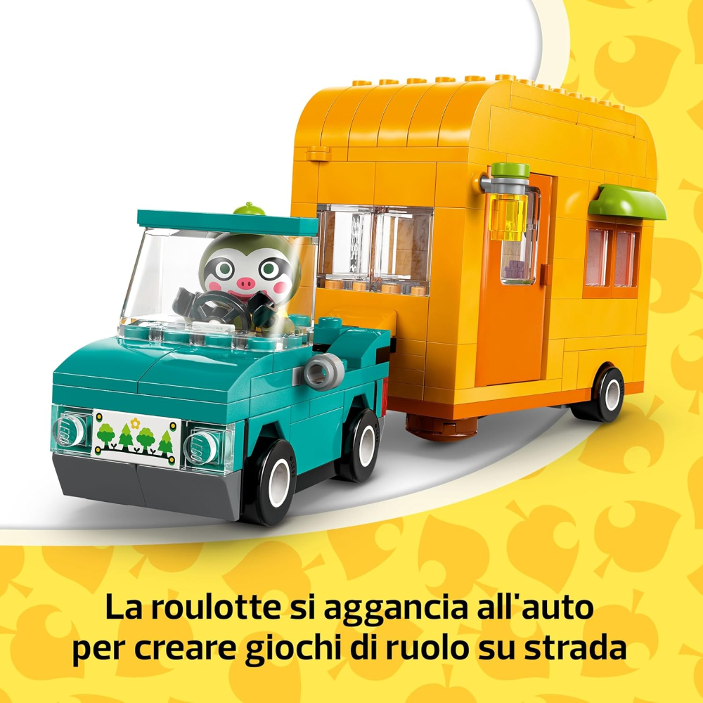 LEGO ANIMAL CROSSING - La roulotte e il negozio di giardinaggio di Florindo 77054 