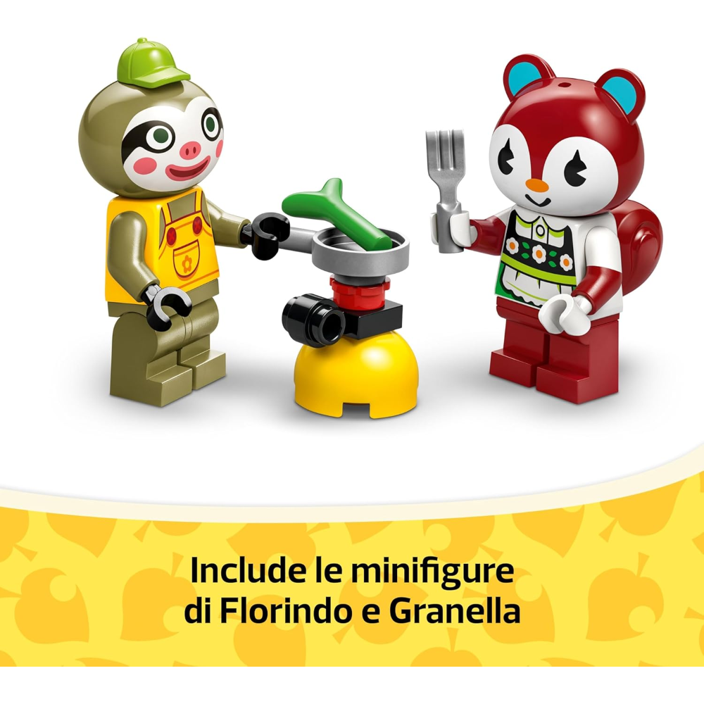 LEGO ANIMAL CROSSING - La roulotte e il negozio di giardinaggio di Florindo 77054 