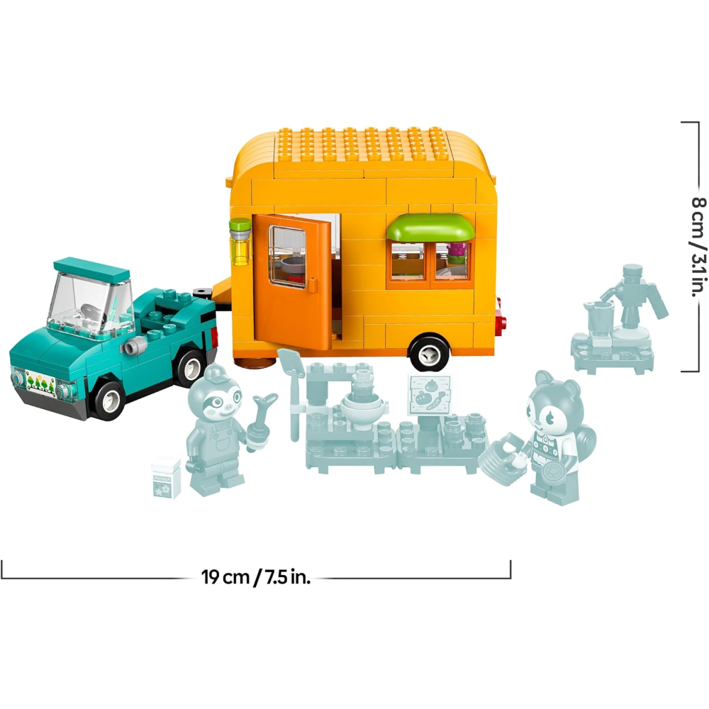 LEGO ANIMAL CROSSING - La roulotte e il negozio di giardinaggio di Florindo 77054 