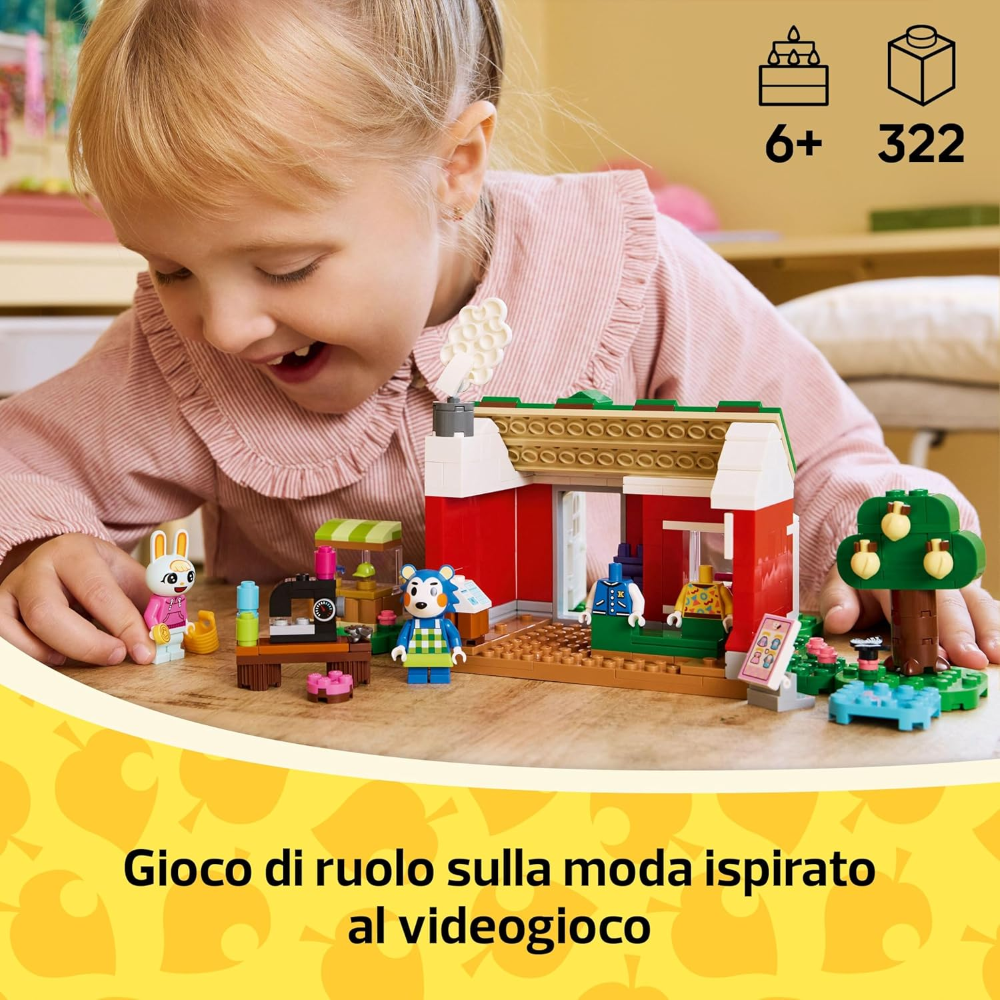 LEGO ANIMAL CROSSING - La sartoria delle Sorelle Ago e Filo 77055 