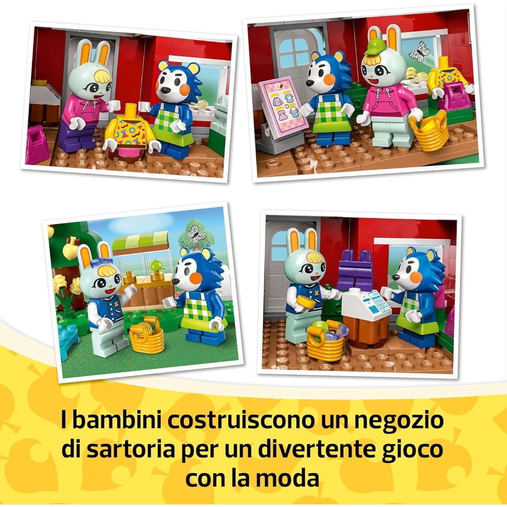 LEGO ANIMAL CROSSING - La sartoria delle Sorelle Ago e Filo 77055 