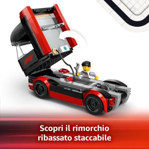 LEGO CITY - Autotrasportatore F1 con Monoposto RB20 e AMR24 F1 60445 