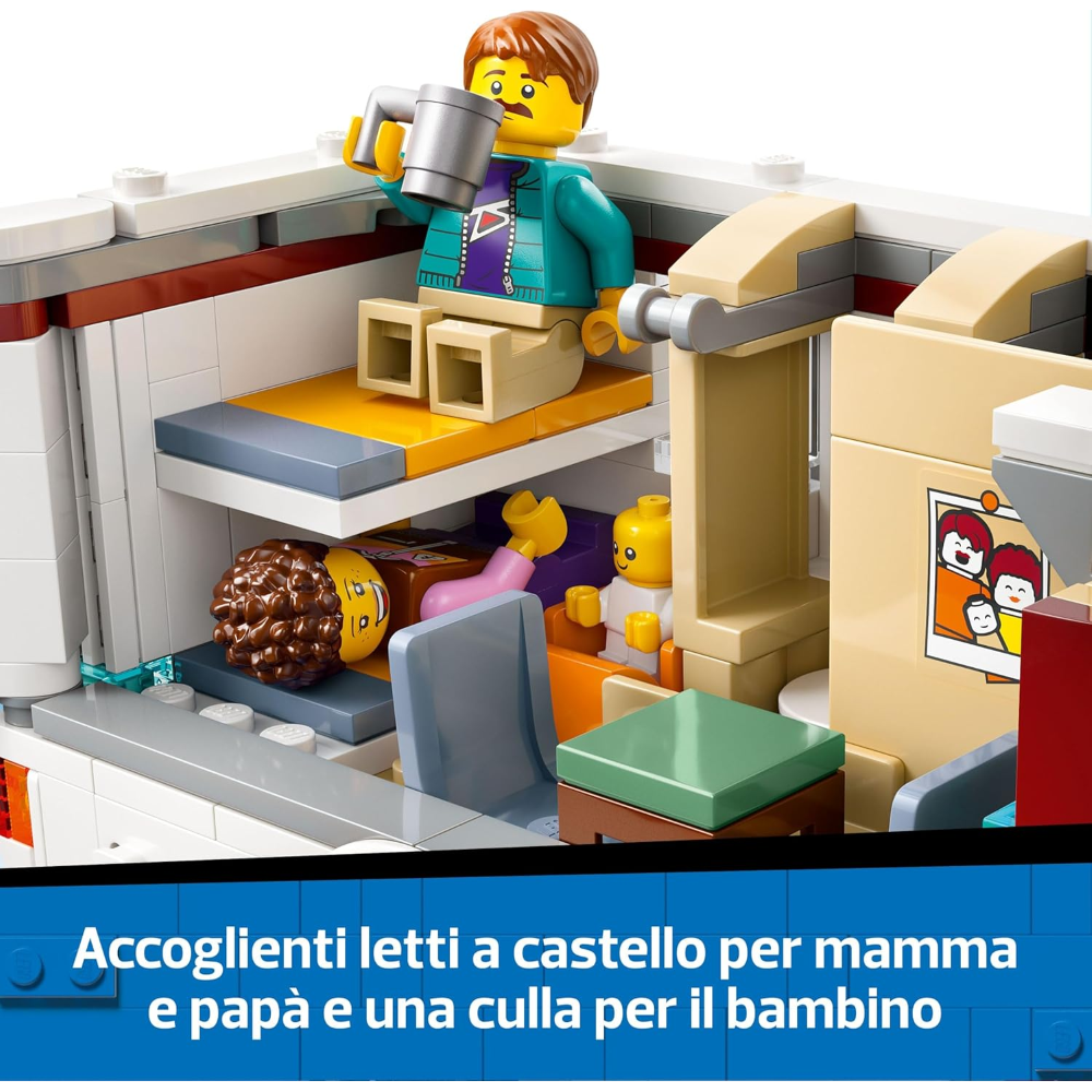 LEGO CITY - Camper van delle vacanze d’avventura 60454 