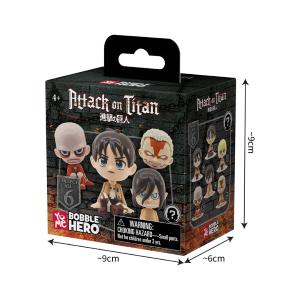 YuMe Blind Box - Bobble Hero - Attack On Titan - PDQ (12 Units) 11557